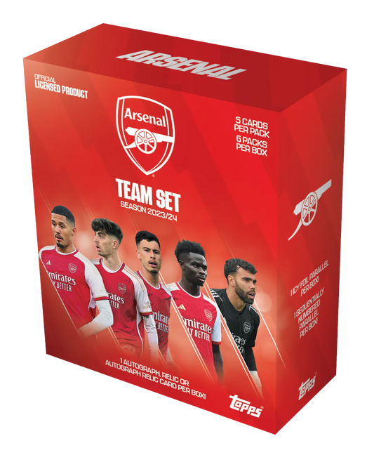 Topps Arsenal FC Official Team Set 2023/24 Box